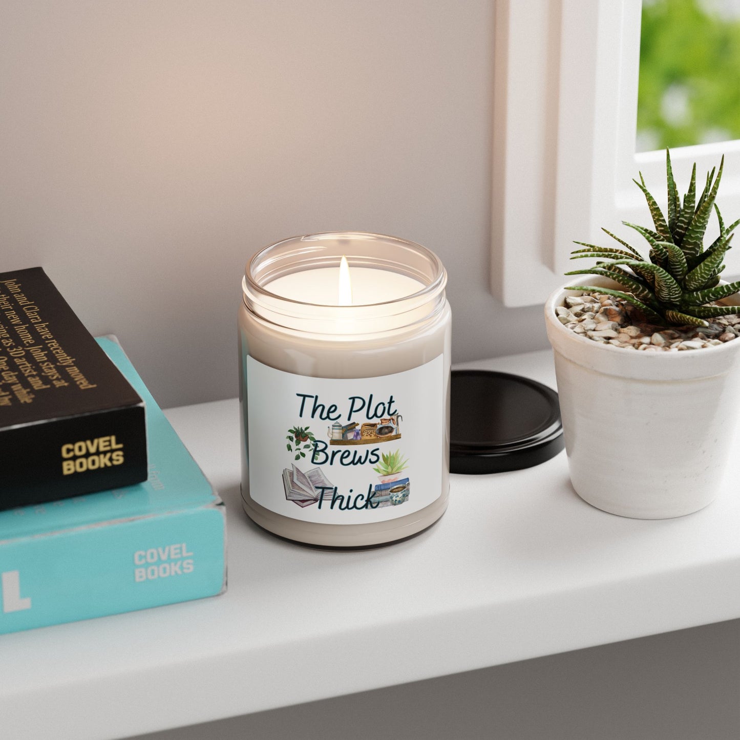 Novel-Themed Scented Soy Candle, Relaxing Gift, Book Lovers Candle, Cozy Home Decor, Perfect for Reading Nooks
