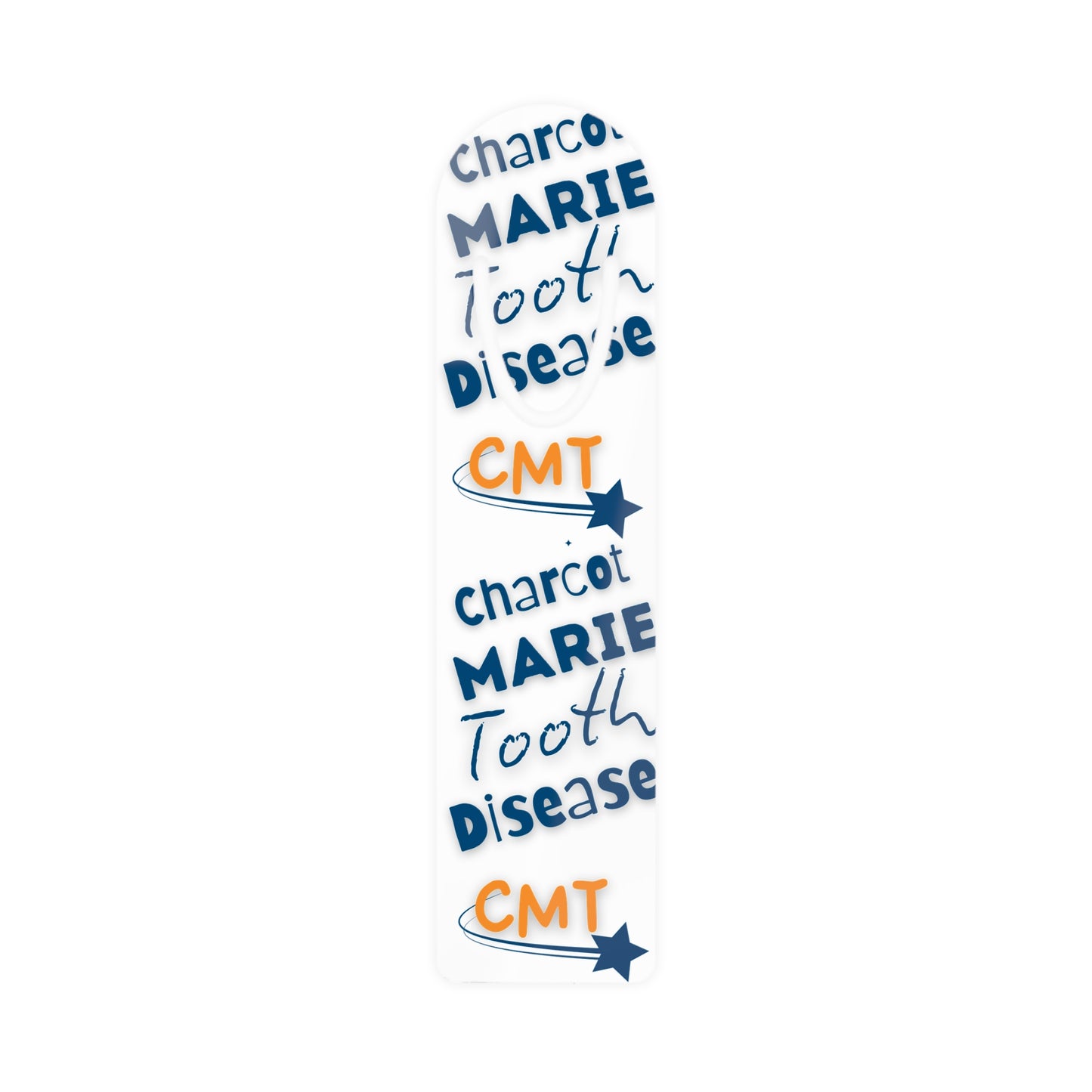 Charcot Marie Tooth Disease Bookmark, CMT Awareness Gift, Inspirational Reading Marker, Supportive Book Accessories, Advocacy Gift