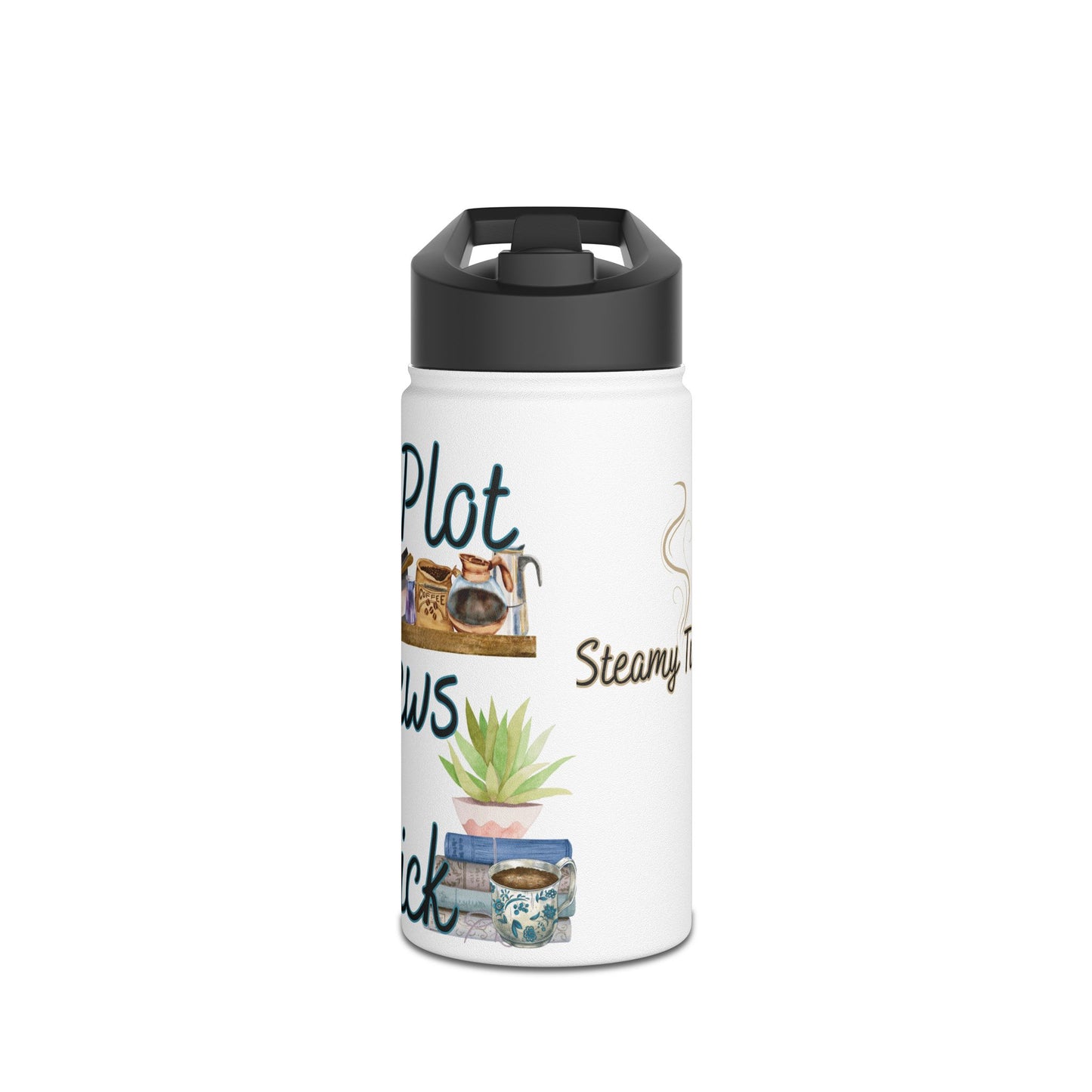 Literary-Themed Stainless Steel Water Bottle - Perfect for Book Lovers, Gifts for Readers, Eco-Friendly Hydration, Keeps Drinks [...]