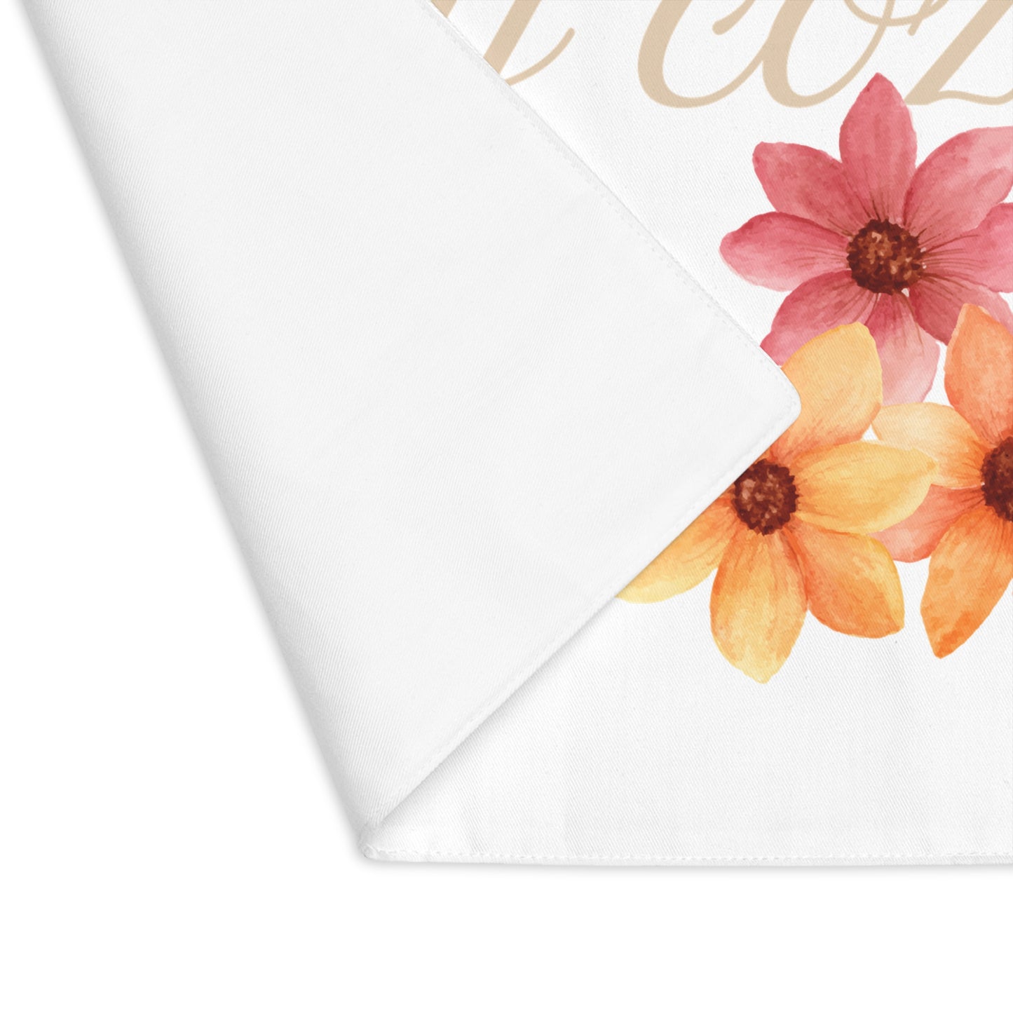 Cozy Autumn Placemat - Stay Cozy Decor for Fall Dining, Seasonal Table Setting, Thanksgiving Table Decor, Autumn Gifts, Farmhouse Style
