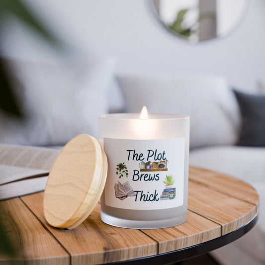 Plot Twist Candle - Cozy Home Decor, Gift for Book Lovers, Relaxing Aromatherapy, Reading Nook Essential