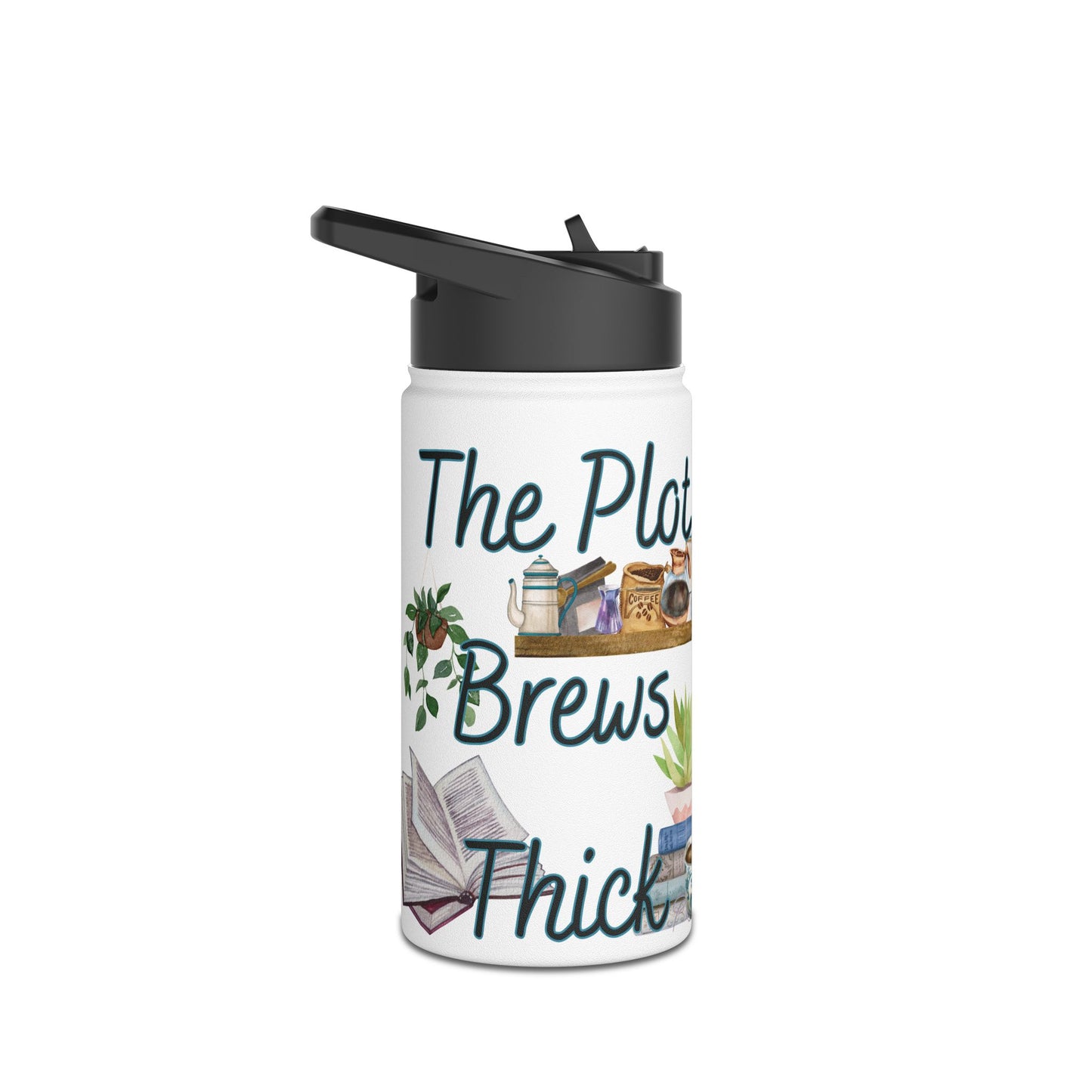 Literary-Themed Stainless Steel Water Bottle - Perfect for Book Lovers, Gifts for Readers, Eco-Friendly Hydration, Keeps Drinks [...]