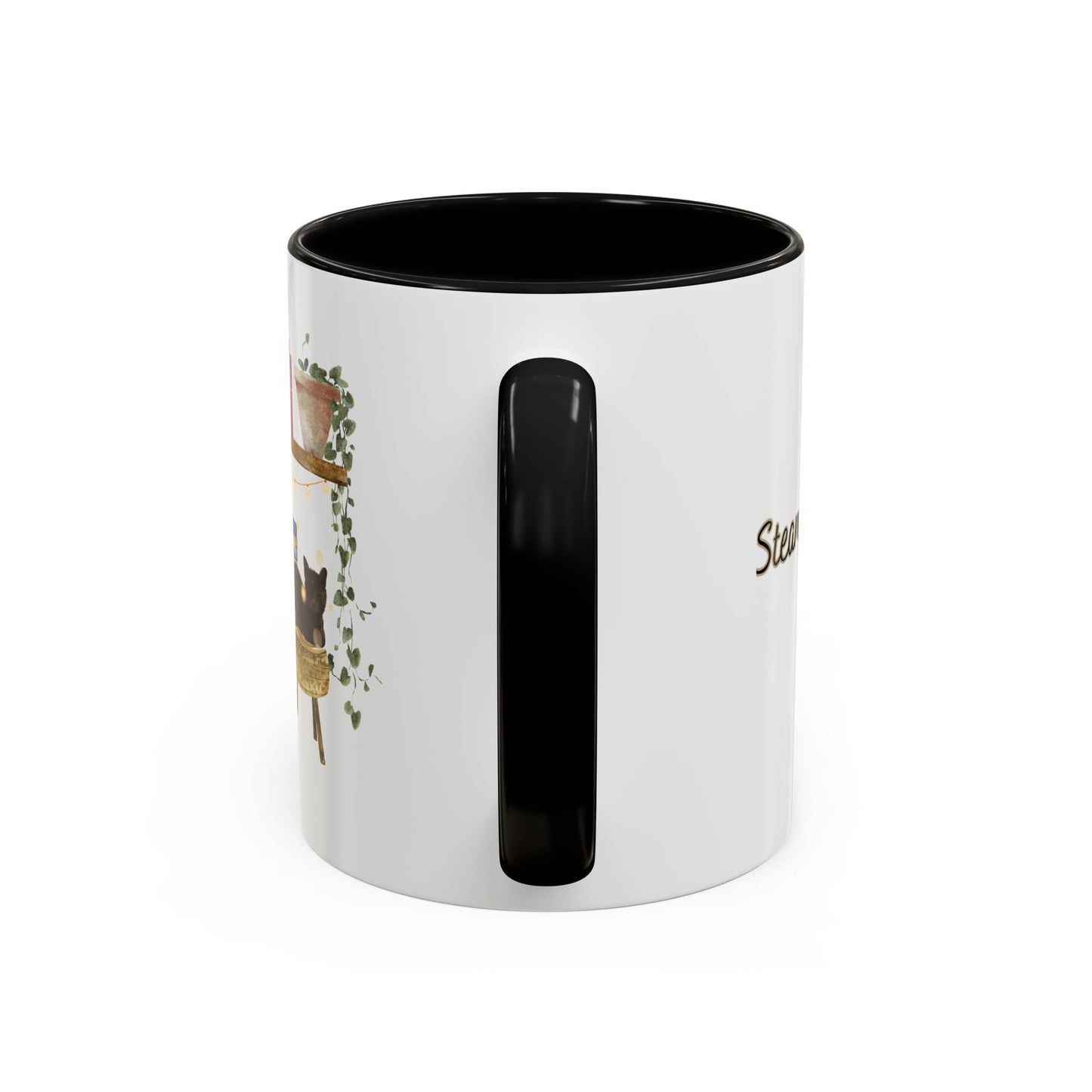 Cozy Cat-themed Coffee Mug, Whimsical Cat Mug for Cat Lovers, Cute Home Decor CoffeeCup, Gift for Cat Owners, Relaxing Cafe Vibe
