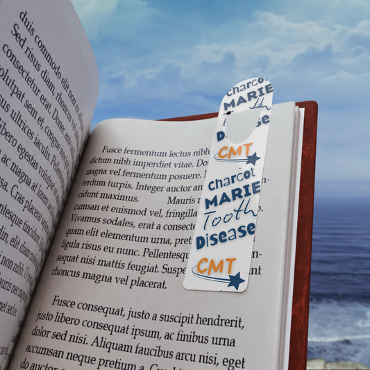 Charcot Marie Tooth Disease Bookmark, CMT Awareness Gift, Inspirational Reading Marker, Supportive Book Accessories, Advocacy Gift
