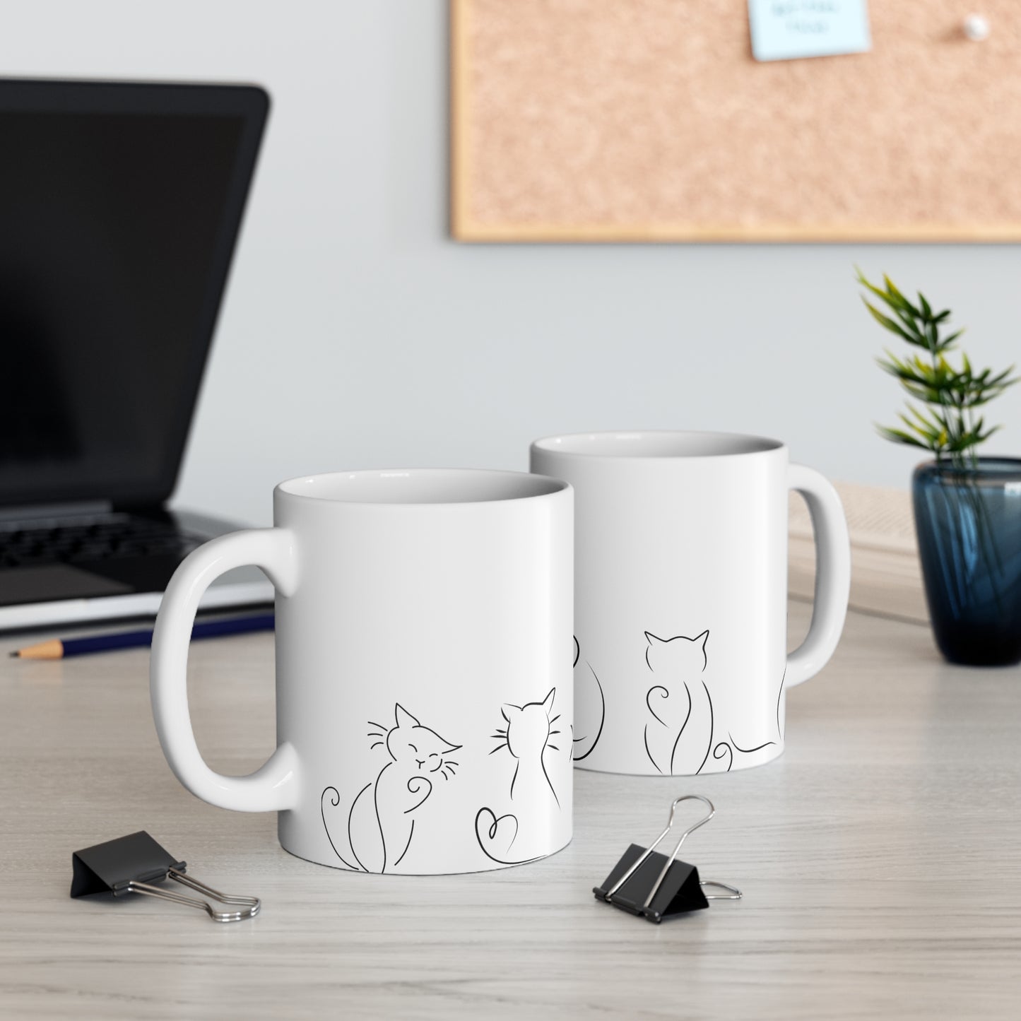 Charming Cat Mug - Purr-fect Gift for Cat Lovers, Cozy Morning Coffee, Cute Cat Decor, Pet Lover's Tea Cup, Unique Feline Art