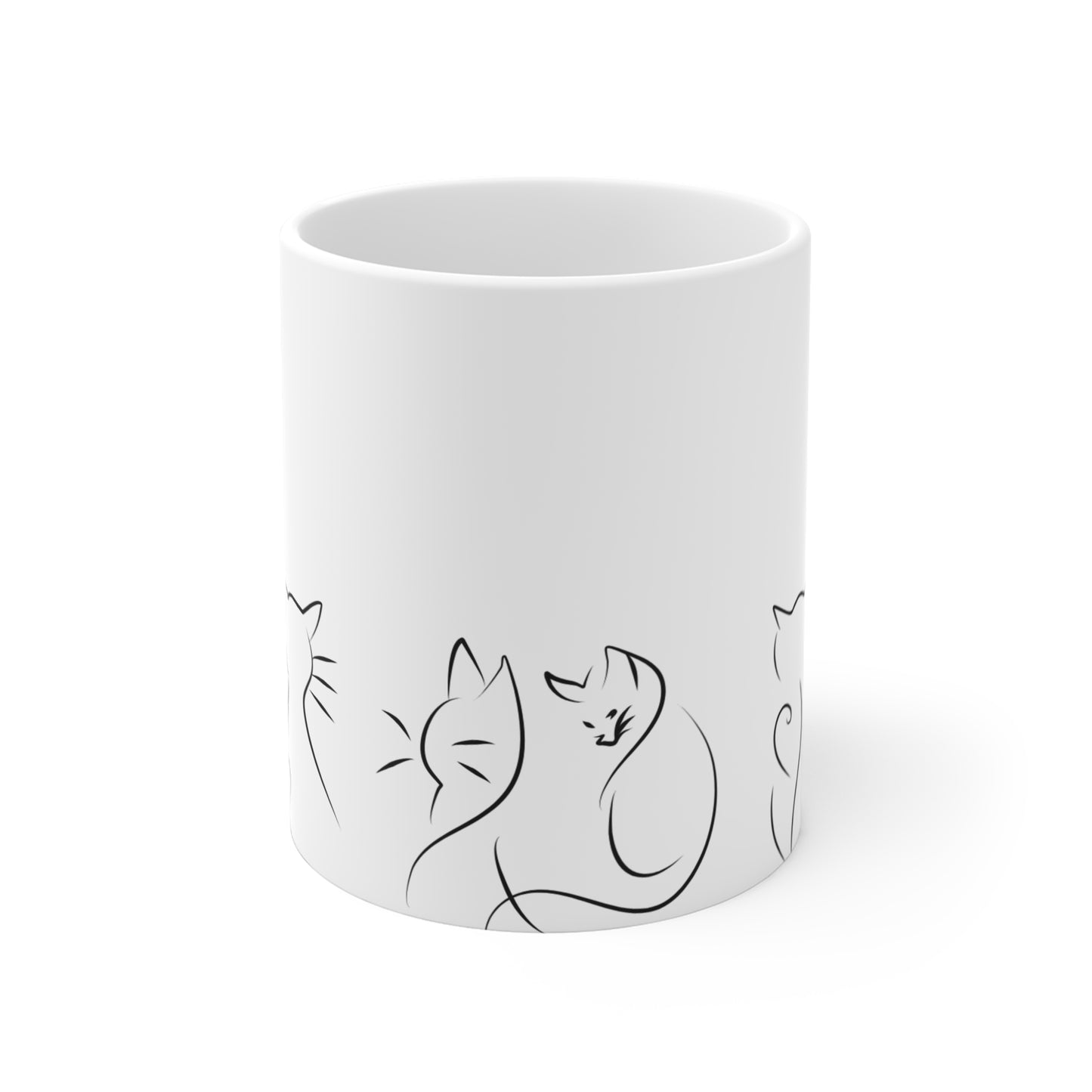 Charming Cat Mug - Purr-fect Gift for Cat Lovers, Cozy Morning Coffee, Cute Cat Decor, Pet Lover's Tea Cup, Unique Feline Art