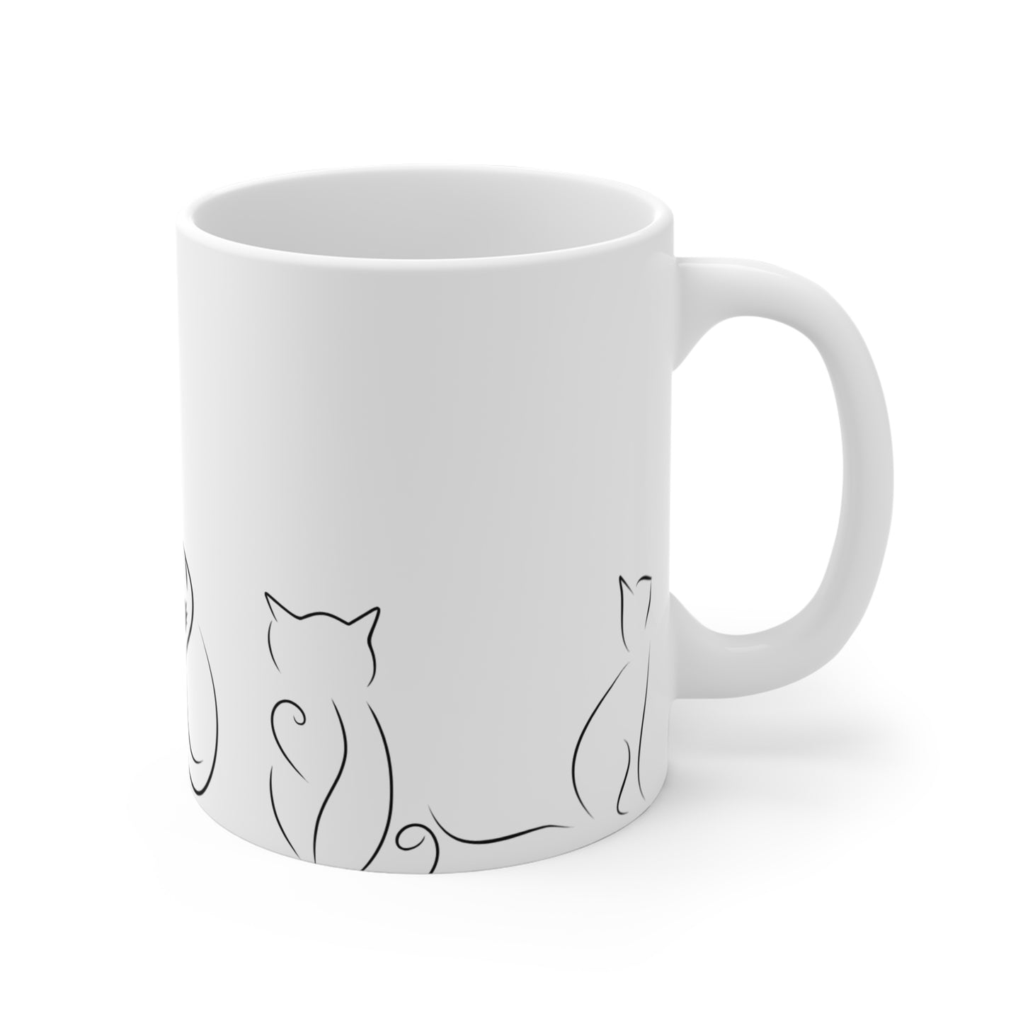 Charming Cat Mug - Purr-fect Gift for Cat Lovers, Cozy Morning Coffee, Cute Cat Decor, Pet Lover's Tea Cup, Unique Feline Art