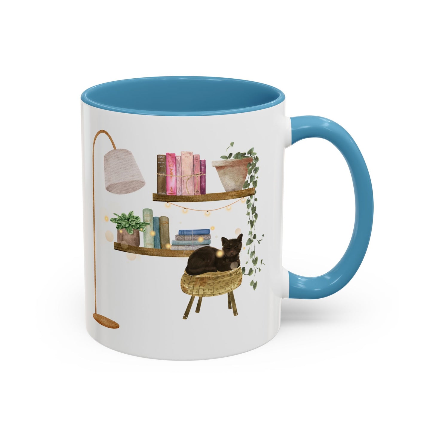 Cozy Cat-themed Coffee Mug, Whimsical Cat Mug for Cat Lovers, Cute Home Decor CoffeeCup, Gift for Cat Owners, Relaxing Cafe Vibe