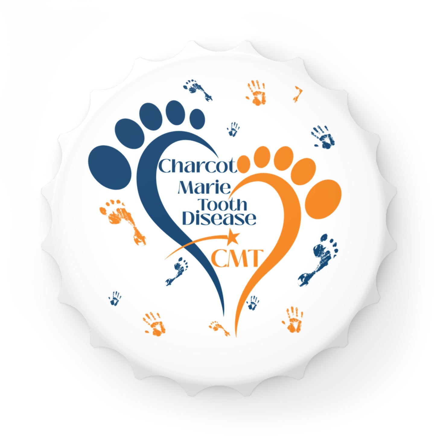 CMT Awareness Bottle Opener, Charcot Marie Tooth Disease Gif