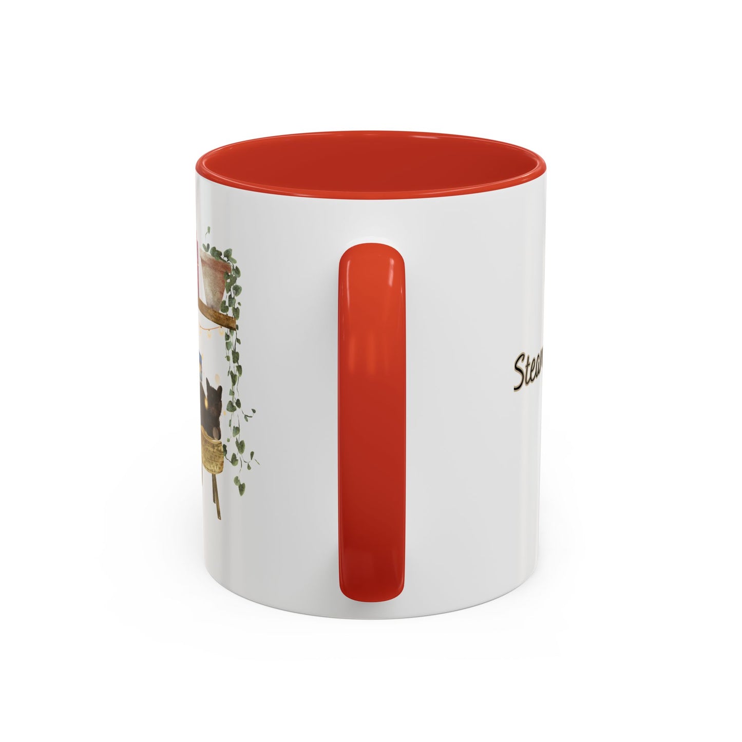 Cozy Cat-themed Coffee Mug, Whimsical Cat Mug for Cat Lovers, Cute Home Decor CoffeeCup, Gift for Cat Owners, Relaxing Cafe Vibe