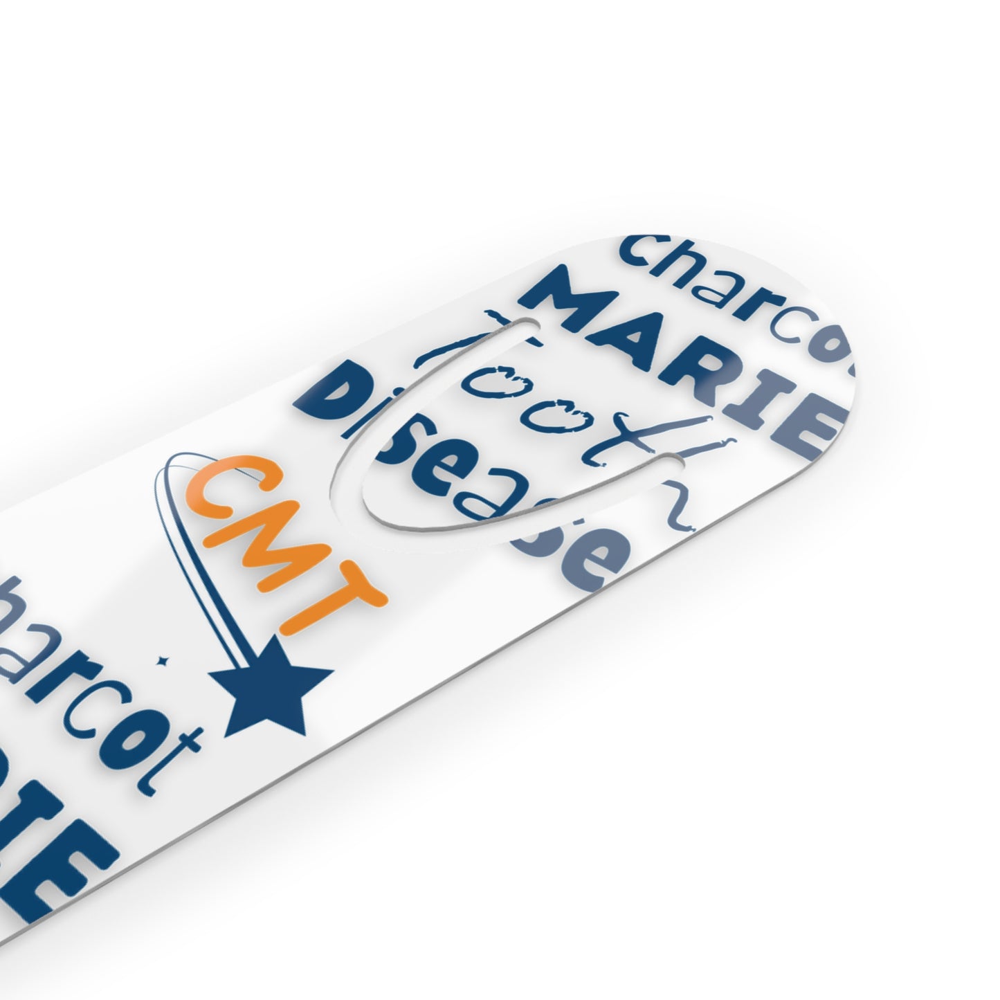 Charcot Marie Tooth Disease Bookmark, CMT Awareness Gift, Inspirational Reading Marker, Supportive Book Accessories, Advocacy Gift
